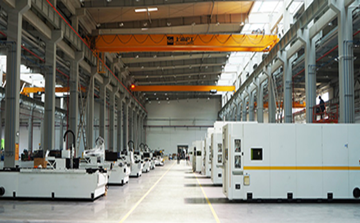 上海滬工激光切割機(jī)生產(chǎn)車(chē)間